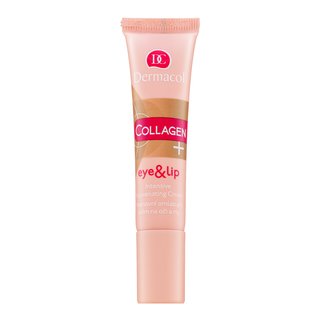 Zdjęcia - Kremy i toniki Dermacol Collagen+ krem rozjaśniający i odmładzający Eye & Lip Intensive Rejuvenating Cream 15 ml 