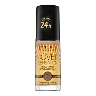 Zdjęcia - Podkład i baza pod makijaż Eveline Cosmetics Eveline Eveline Cover Sensation SPF10 Long-Lasting Foundation podkład 108 